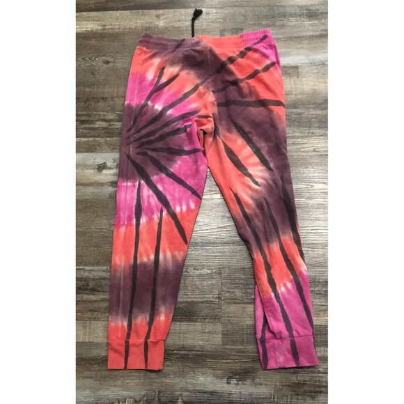 Victoria's Secret Pink XL Pink Purple Tie Dye Jogger Sweatpants - Picture 3 of 5